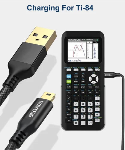 Vista 3 de AkoaDa Cable mini USB de 10 pies, paquete de 2 cables USB 2.0 tipo A a Mini B, cable de carga trenzado compatible con GoPro Hero 3+, controlador