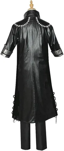 Vista 6 de My Hero Academia - Disfraz de cosplay de Dabi para cosplay, chaqueta negra, uniforme de Halloween