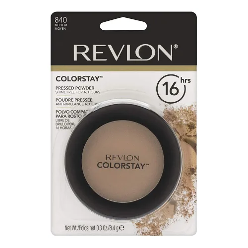 Vista 16 de Revlon ColorStay - Maquillaje facial en polvo prensado, duradero, sin fragancia, no comedogénico, 375 caramelo, 0.3 onzas 375 Toffee