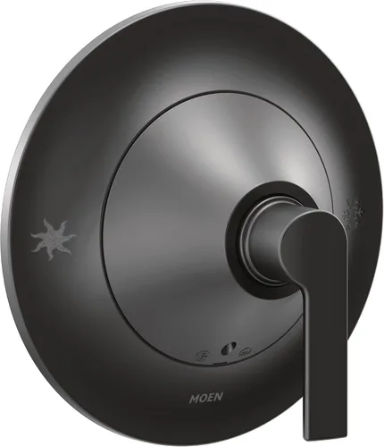 Vista 6 de Moen Doux TS2201BN - Kit de ajuste de válvula de equilibrio de presión Posi-Temp de níquel cepillado de 1 mango, requiere válvula, TS2201BN