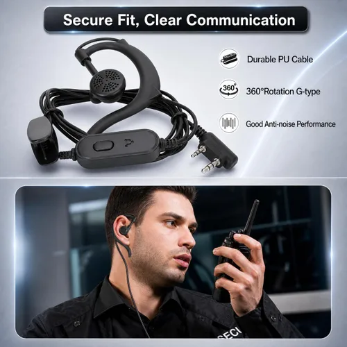 Vista 5 de BAOFENG UV-5R Radio Walkie Talkie de doble banda, carga directa tipo C, largo alcance, paquete de 2