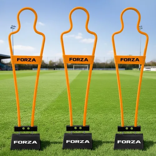 Vista 16 de FORZA Mini maniquí de fútbol de flujo de aire Naranja