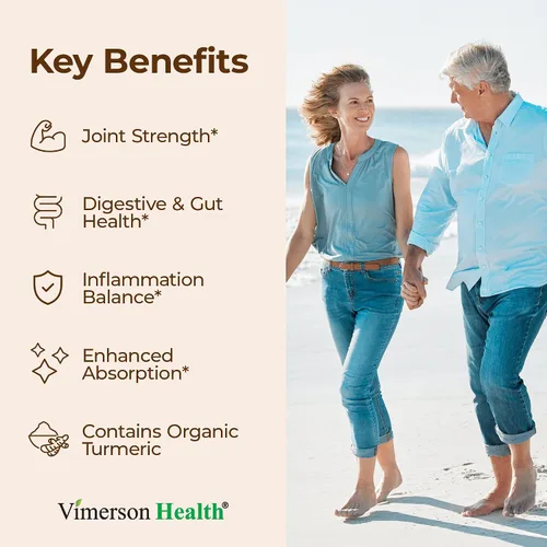 Vista 4 de Turmeric Supplement Bundle – 2-Pack Organic Turmeric Curcumin Supplement with 95% Curcuminoids + 65% Boswellia Extract, Ginger Root & Black Pepper