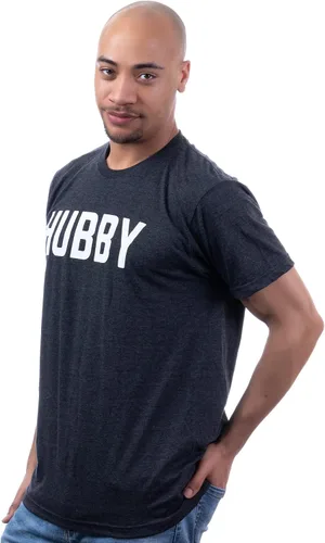 Vista 3 de Hubby Funny Dad Joke Groom Humor Matrimonio Aniversario Marido Saying Cute Dude Honeymoon Camiseta para hombre