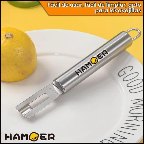 Vista 7 de Lemon Citrus Zester & Channel Knife Juego de 2 herramientas con una caja de almacenamiento
