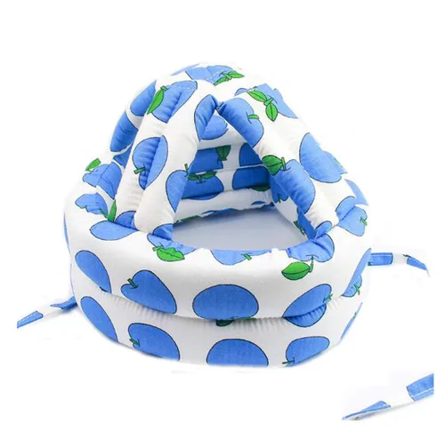 Vista 2 de Gorro de aprendizaje de pasos para bebé, Manzana azul