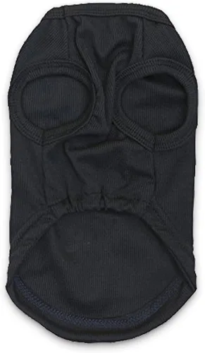 Vista 2 de Camisa para perros pequeños, camiseta para perros, talla XXS para cachorros, ropa divertida para perros, ropa negra para perros, XXS, negro