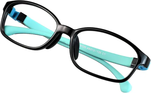 Vista 15 de VisionGlobal Lentes de bloqueo de luz azul para niños, antifatiga ocular y borrosos, gafas de computadora, antirreflejos