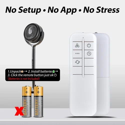 Vista 6 de Nuevo control remoto de repuesto para ventilador de soporte Honeywell Serie HSF1640 HSF1640B HSF1640W HSF1640BC