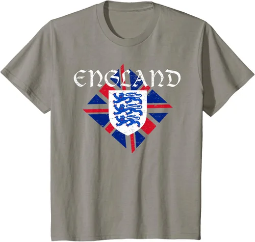 Vista 5 de Vintage UK brazos de Inglaterra playera