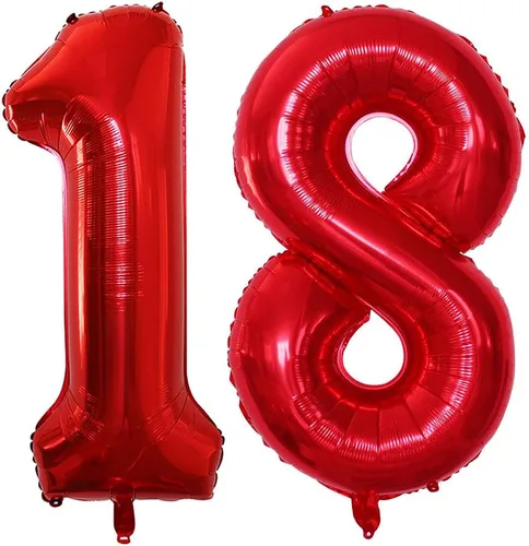 Vista 265 de Goer, conjunto de globos de papel aluminio para decoraciones de cumpleaños, globos de las letras de feliz cumpleaños y de números Oro