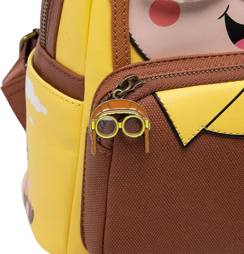 Vista 5 de Loungefly Disney Pixar Up Young Carl - Mochila para cosplay, Varios colores, Wdbk2678