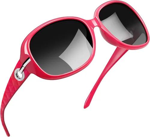 Vista 45 de Joopin Oversized Rectangle Sunglasses UV400 Protection Shades for Women Negro
