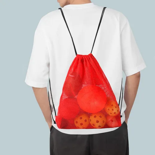 Vista 67 de GSE Games & Sports Expert Bolsa de malla con cordón para béisbol, pelotas de pickleball, pelotas de golf, gimnasio, equipo de natación, lavandería