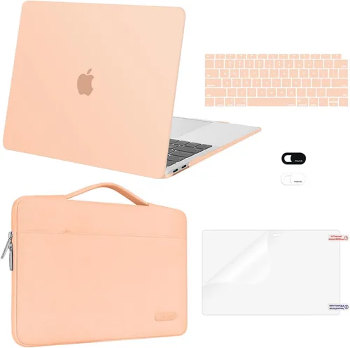 Vista 9 de MOSISO Funda compatible con MacBook Air de 13 pulgadas, chip M1 2021, 2020, 2019, 2018, versión A2337, A2179, A1932, pantalla de retina, funda