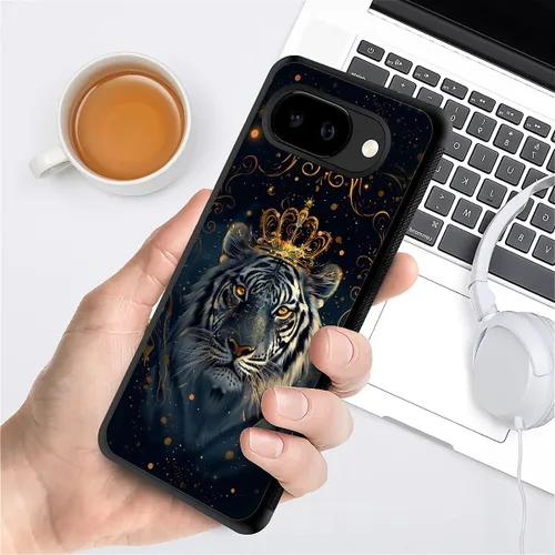 Vista 1657 de Compatible con Google Pixel 4A 5G Mobile Case Creative Acrylic Panel trasero Silicona Protección Grip especialmente diseñado para Google Pixel 4A 5G