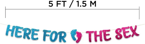 Vista 4 de Cartel de fiesta de revelación de género preencordado, decoraciones y suministros para baby shower, recuerdos de fiesta y regalos
