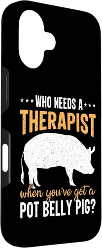 Vista 3 de iPhone 16 Hog Domestic Pig Pot-Bellied Pig Pot Belly Pig Case
