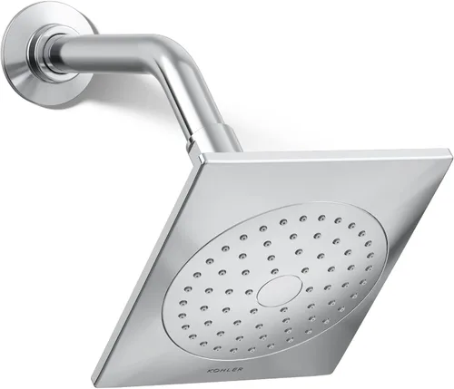 Vista 15 de Kohler 45215-G-BN Loure® Cabezal de ducha de una sola función, 1.75 gpm, níquel cepillado vibrante 2-cepillado níquel