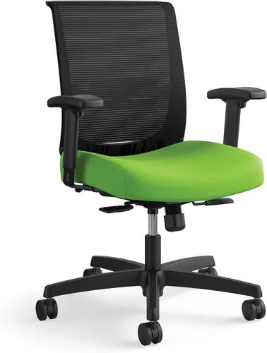 Vista 9 de HON Convergence - Silla de oficina ergonómica con respaldo de malla, brazos ajustables, soporte lumbar, silla de escritorio con inclinación