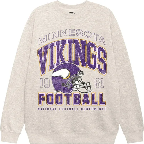 Vista 19 de FOCO Sudadera unisex de cuello redondo con logotipo de equipo universitario de la NFL