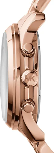 Vista 2 de Michael Kors Reloj MK5128 - Pulsera de acero inoxidable chapada en oro rosa para mujer PlateadoAcero Relojes de vestir