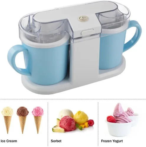 Vista 7 de Máquina para hacer helados - Máquina de helados de 1 cuarto de galón para sorbete, gelato, yogur congelado y más - Electrodomésticos y accesorios