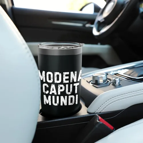 Vista 6 de Modena Caput Mundi - Vaso aislado de acero inoxidable para hombre y mujer