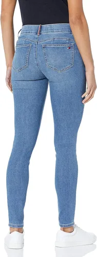 Vista 2 de Tommy Hilfiger Tribeca Skinny Crop con rayas para mujer