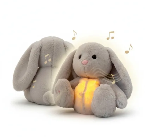 Vista 2 de CONEJO PELUCHE CON RESPIRACION Y MUSICA