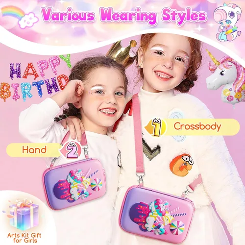 Vista 5 de CGBOOM Juego de marcadores perfumados con bonito estuche para niños, 40 marcadores de pintura como suministros de arte y regalo de creatividad