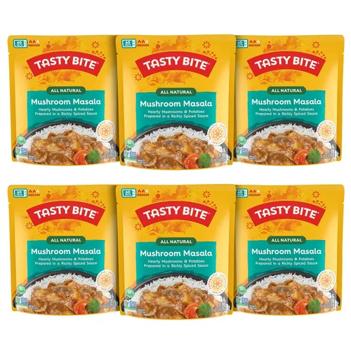 Vista 6 de Tasty Bite - Lentejas Madras de 3 frijoles, orgánico, 10 onzas, 6 unidades (paquete de 6)