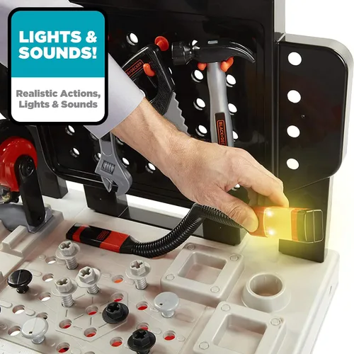 Vista 4 de Black And Decker Junior Taller herramientas a batería (caja cerrada) [Amazon Exclusivo].