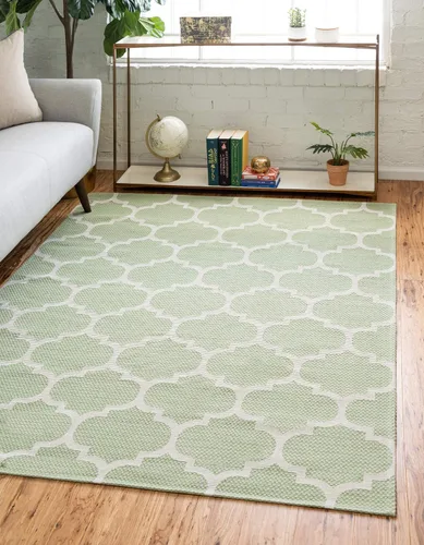 Vista 10 de Unique Loom Decatur Collection Trellis - Alfombra geométrica y moderna (2 pies 2 pulgadas x 3 pies 0 pulgadas, rectangular, gris oscuro/marfil)