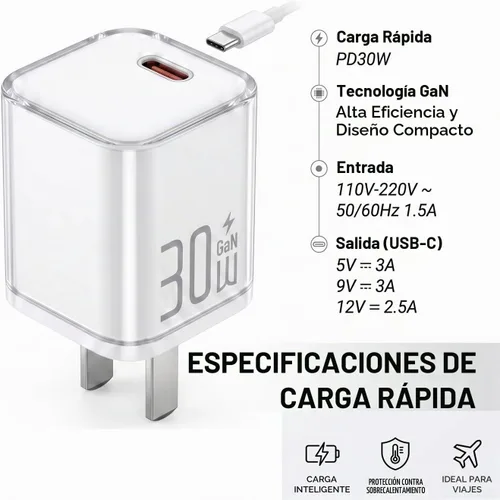 Vista 2 de IVY Kit de estación de carga inalámbrica magnética 4 en 1, almohadilla de cargador inalámbrico Qi2 de 25 W, bloque de cargador rápido GaN de 30 W