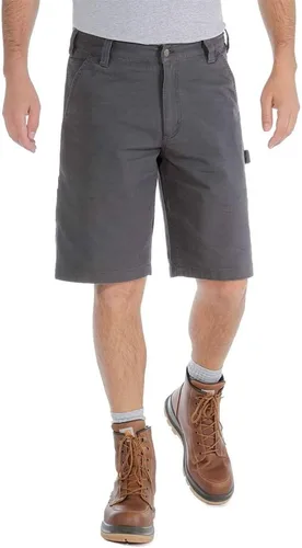 Vista 4 de Carhartt - Pantalón corto de trabajo para hombre, 11 pulgadas Hickory