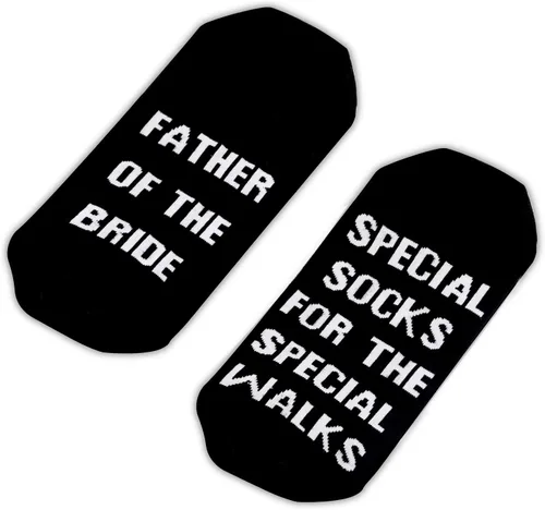Vista 4 de TSOTMO 2 pares de calcetines especiales para el hermano de la novia para un paseo especial, regalo de fiesta de boda, regalo de hermano de la novia