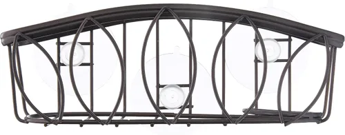 Vista 2 de Spectrum Soporte de esponja de hojas para cepillo y esponja con ventosa, organizador de fregadero de cocina, organizador decorativo de alambre