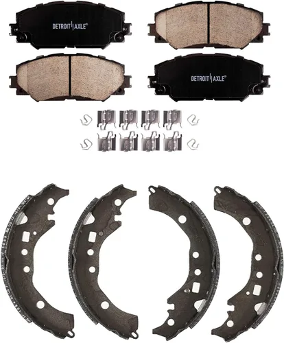 Vista 43 de Detroit Axle - Pastillas de Freno Delantero Izquierdo Reemplazo de Pinza de Disco para Dodge Ram 1500 Dakota Mitsubishi Raider - Juego de 3 piezas