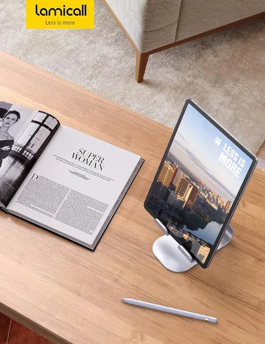 Vista 14 de Soporte ajustable para ipad, soporte para tableta Lamicall, Gris espacial