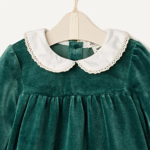 Vista 4 de Tienda Essentials x Sofia Grainge - Set de terciopelo de pana para niños pequeños y niñas