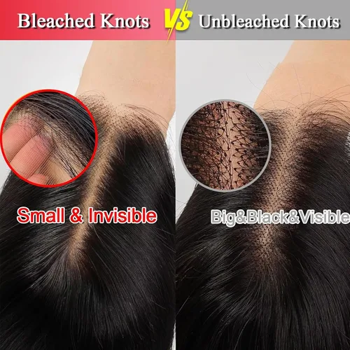 Vista 8 de Aaliweya Pelucas de cabello humano ondulado con cierre de encaje suizo real HD de 5 x 5 para mujer, densidad 15A, 200%, sin pegamento, con cordón