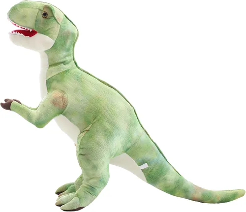 Vista 2 de Levenkeness Peluche grande de T-Rex, dinosaurio tiranosaurio Rex gigante, juguetes de peluche, regalos para niños, Navidad, 31 pulgadas