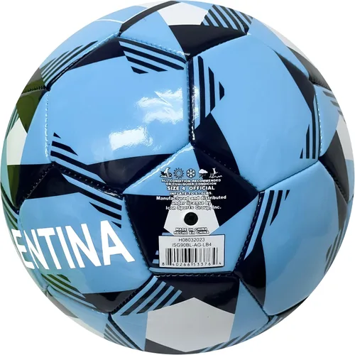 Vista 6 de Icon Sports Balón de fútbol argentino, talla 5 y 4, pelota de bandera de Argentina Copa del Mundo Selección Nacional País
