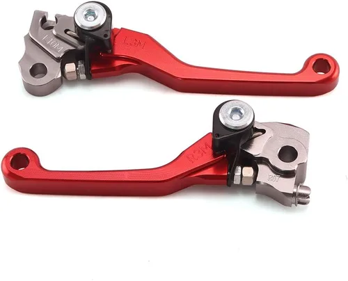 Vista 3 de Palancas de freno de embrague plegables para motocicleta CNC Billet Pivot para CRF250R CRF450R 07-19 CRF450RX 17-19 CRF250RX 2019 CRF 250R 450R Negro