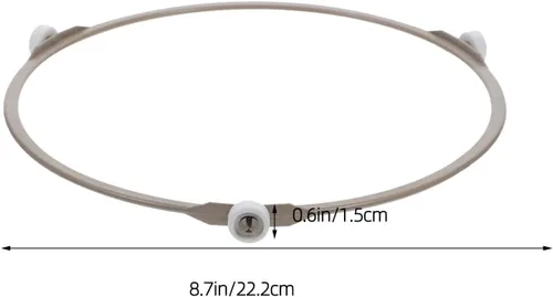 Vista 7 de 2pcs Microwave Turntable Ring Replacement Plastic Support Roller