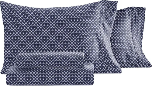 Vista 58 de Linen Market Juego de sábanas de 4 piezas tamaño matrimonial (gris claro cambray) – Duerme mejor que nunca con estas sábanas ultrasuaves y Cambray