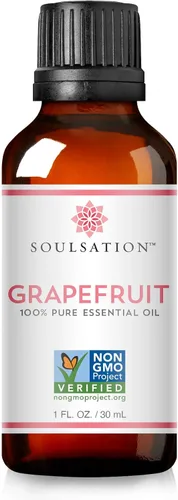 Vista 2 de SoulSation Aceite esencial de pomelo rosa sin OMG, 1 oz