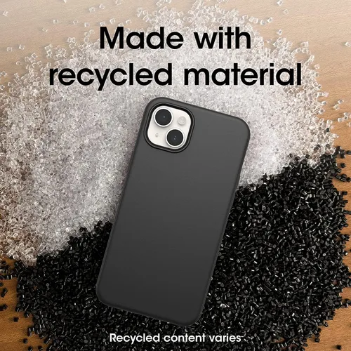 Vista 5 de OtterBox Symmetry Clear Series - Funda para iPhone 14 Plus (solamente), embalaje no minorista, color negro