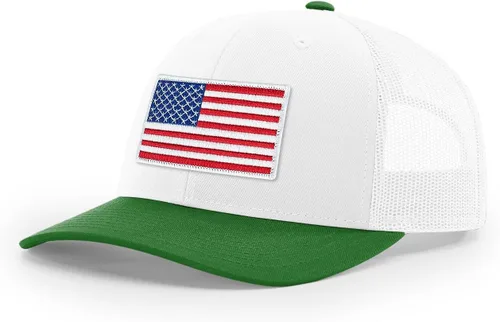 Vista 132 de Joe's USA Richardson 112 - Gorras de camionero con parche gráfico personalizado - Gorras estructuradas de cinco y seis paneles Richardson Premium